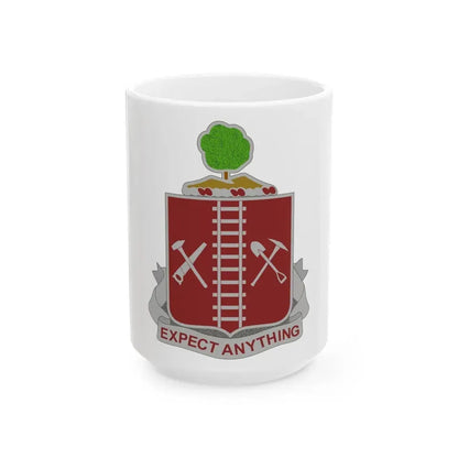 21 Engineer Regiment (U.S. Army) White Coffee Mug 15oz - Go Mug Yourself