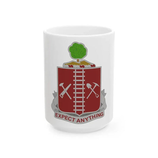 21 Engineer Regiment (U.S. Army) White Coffee Mug 15oz - Go Mug Yourself