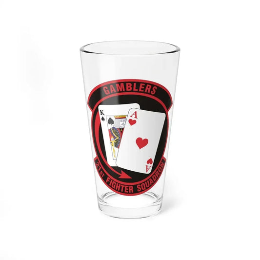 21 Fighter Squadron AETC (U.S. Air Force) Pint Glass 16oz 16oz - Go Mug Yourself