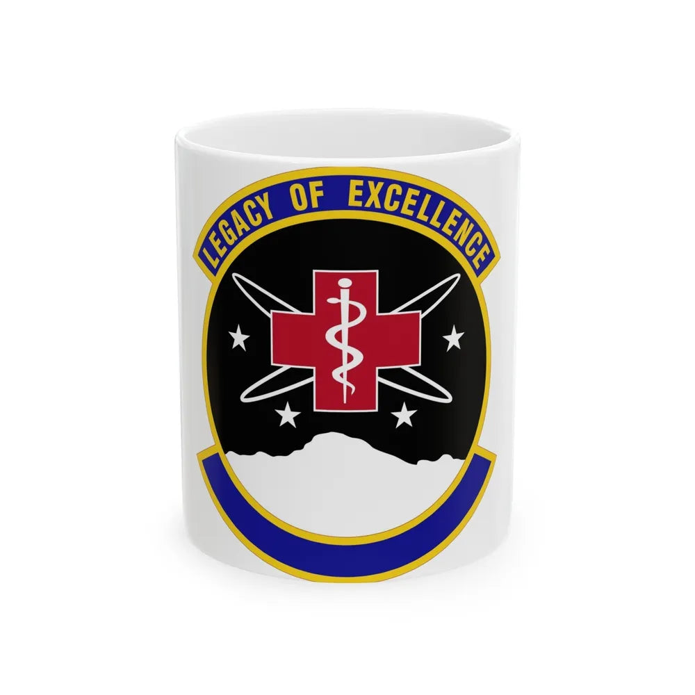 21 Healthcare Operations Squadron USSF (U.S. Air Force) White Coffee Mug-11oz-Go Mug Yourself