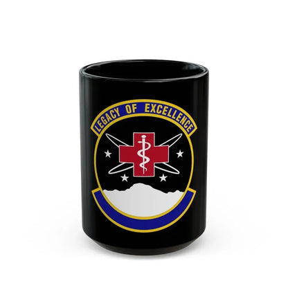 21 Healthcare Operations Squadron USSF (U.S. Air Force) Black Coffee Mug 15oz - Go Mug Yourself