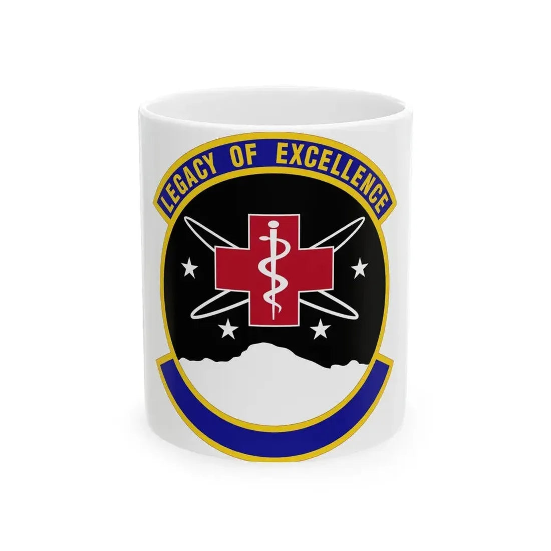 21 Healthcare Operations Squadron USSF (U.S. Air Force) White Coffee Mug 11oz - Go Mug Yourself