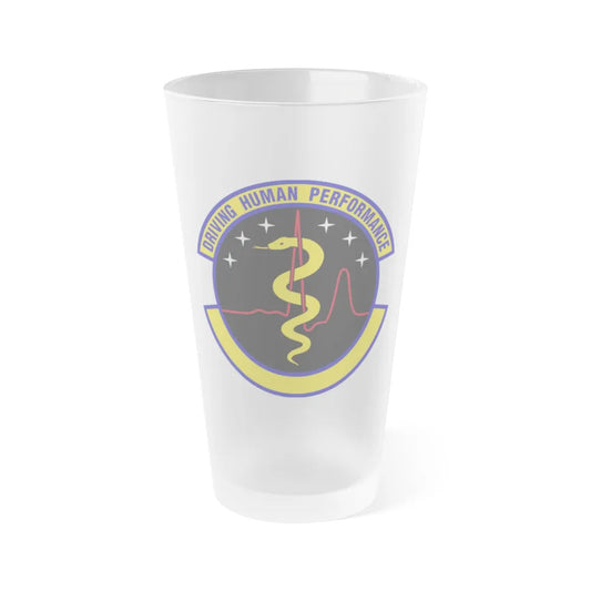 21 Operational Medical Readiness Squadron USSF (U.S. Air Force) Frosted Pint Glass 16oz-16oz-Frosted-Go Mug Yourself