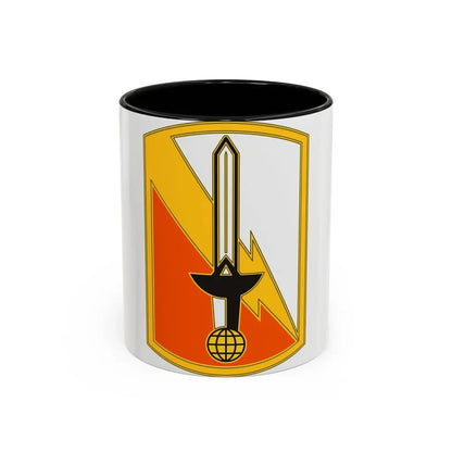 21 Signal Brigade (U.S. Army) Accent Coffee Mug 11oz Black - Go Mug Yourself
