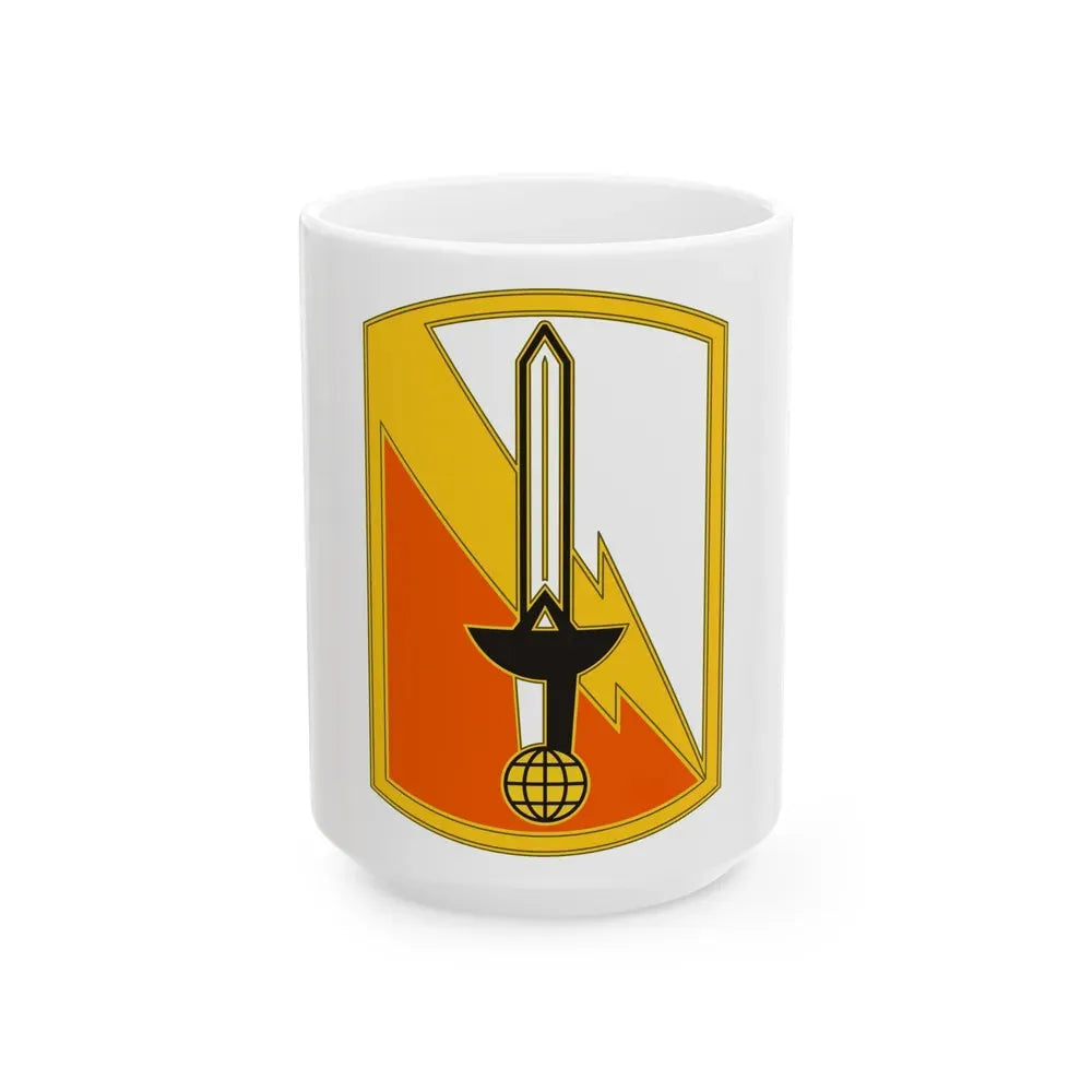 21 Signal Brigade (U.S. Army) White Coffee Mug 15oz - Go Mug Yourself
