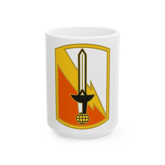 21 Signal Brigade (U.S. Army) White Coffee Mug 15oz - Go Mug Yourself