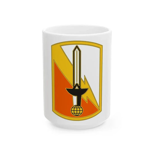 21 Signal Brigade (U.S. Army) White Coffee Mug 15oz - Go Mug Yourself