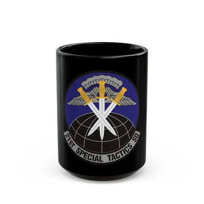 21 Special Tactics Squadron AFSOC (U.S. Air Force) Black Coffee Mug-15oz-Go Mug Yourself