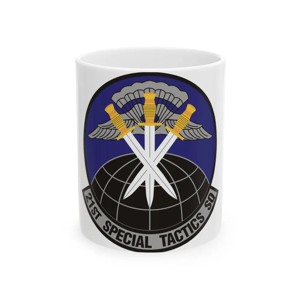 21 Special Tactics Squadron AFSOC (U.S. Air Force) White Coffee Mug-11oz-Go Mug Yourself