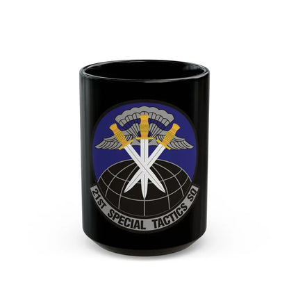 21 Special Tactics Squadron AFSOC (U.S. Air Force) Black Coffee Mug 15oz - Go Mug Yourself