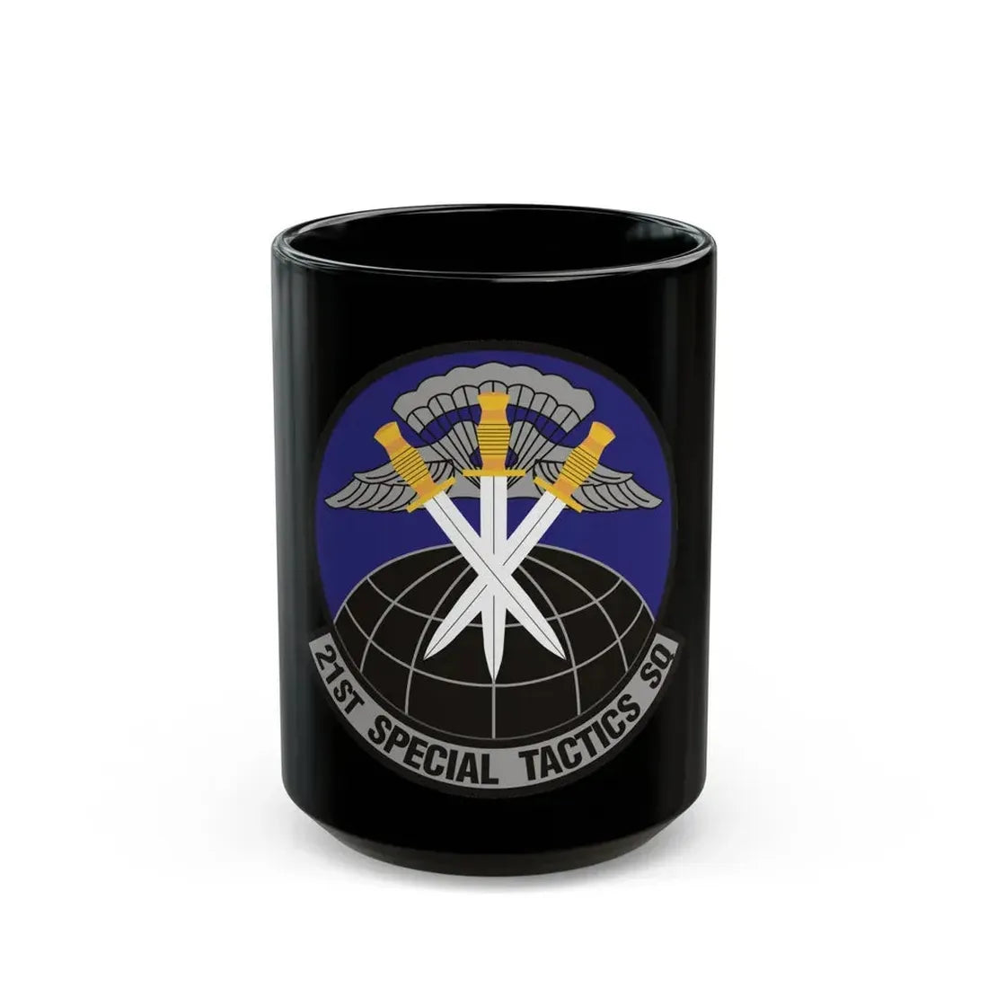 21 Special Tactics Squadron AFSOC (U.S. Air Force) Black Coffee Mug 15oz - Go Mug Yourself