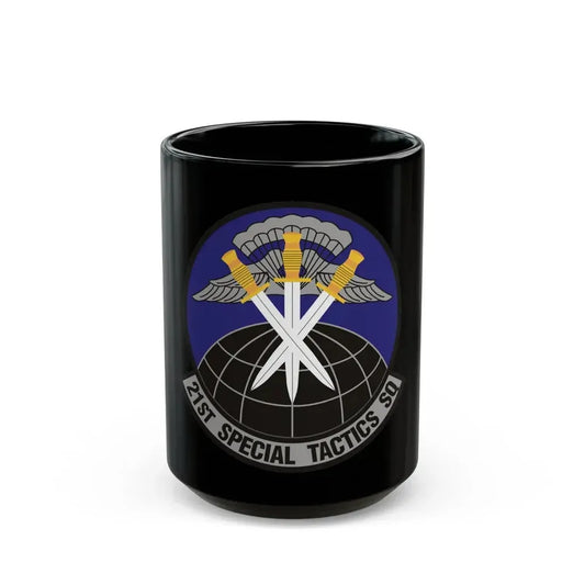 21 Special Tactics Squadron AFSOC (U.S. Air Force) Black Coffee Mug 15oz - Go Mug Yourself