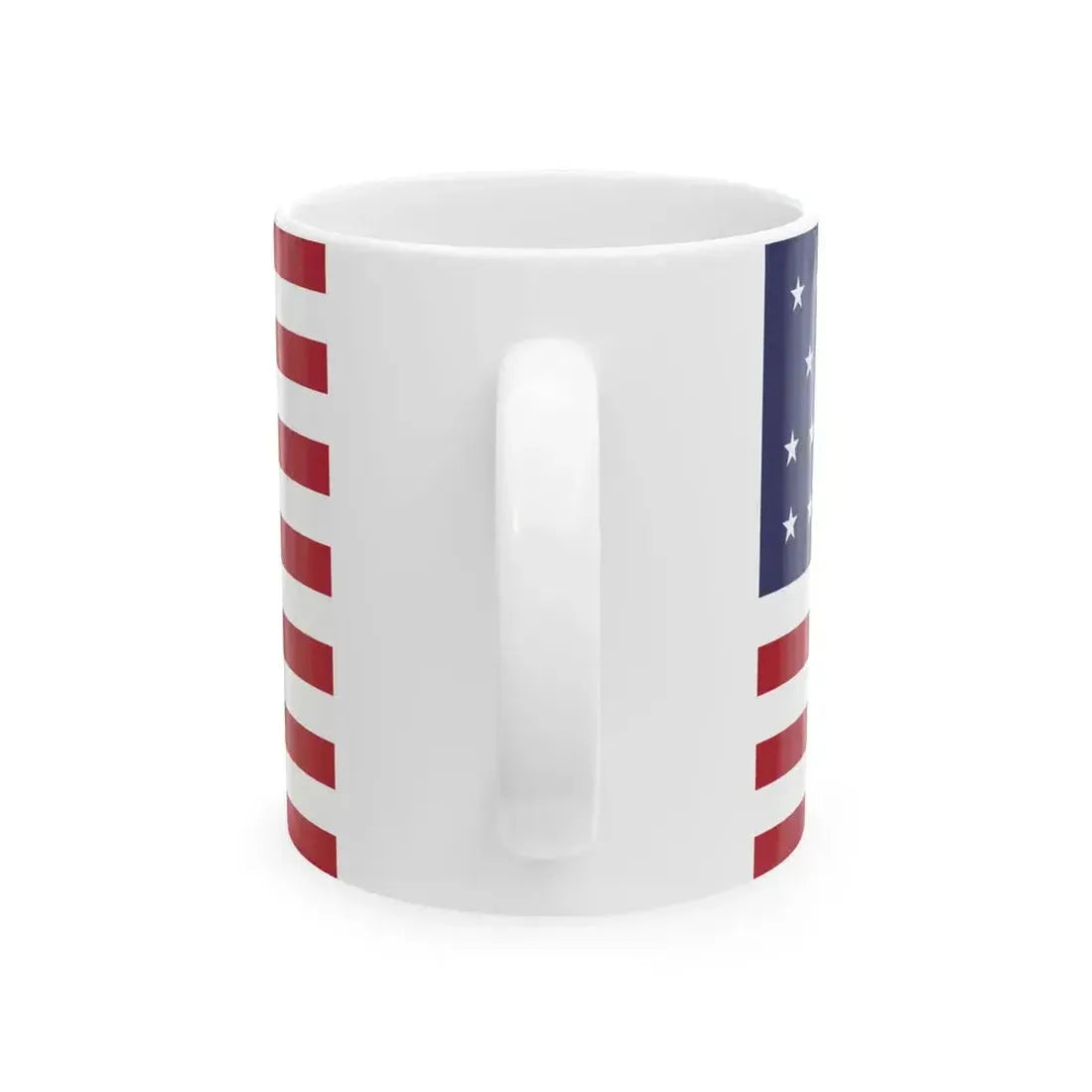 21 Star US Flag (United States) White Coffee Mug - Go Mug Yourself
