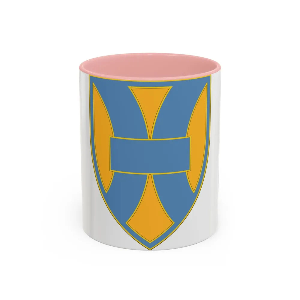 21 Sustainment Command (U.S. Army) Accent Coffee Mug-11oz-Pink-Go Mug Yourself