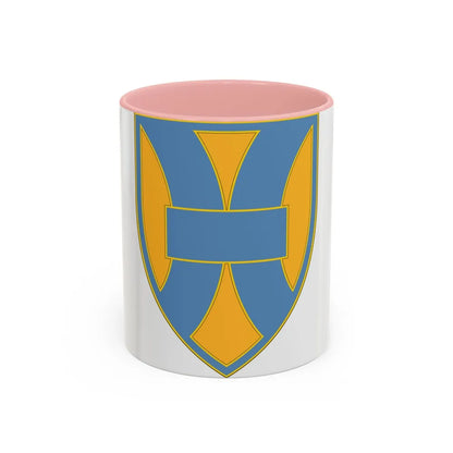 21 Sustainment Command (U.S. Army) Accent Coffee Mug-11oz-Pink-Go Mug Yourself