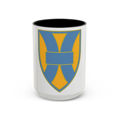 21 Sustainment Command (U.S. Army) Accent Coffee Mug-15oz-Black-Go Mug Yourself