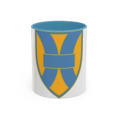 21 Sustainment Command (U.S. Army) Accent Coffee Mug 11oz Light Blue - Go Mug Yourself