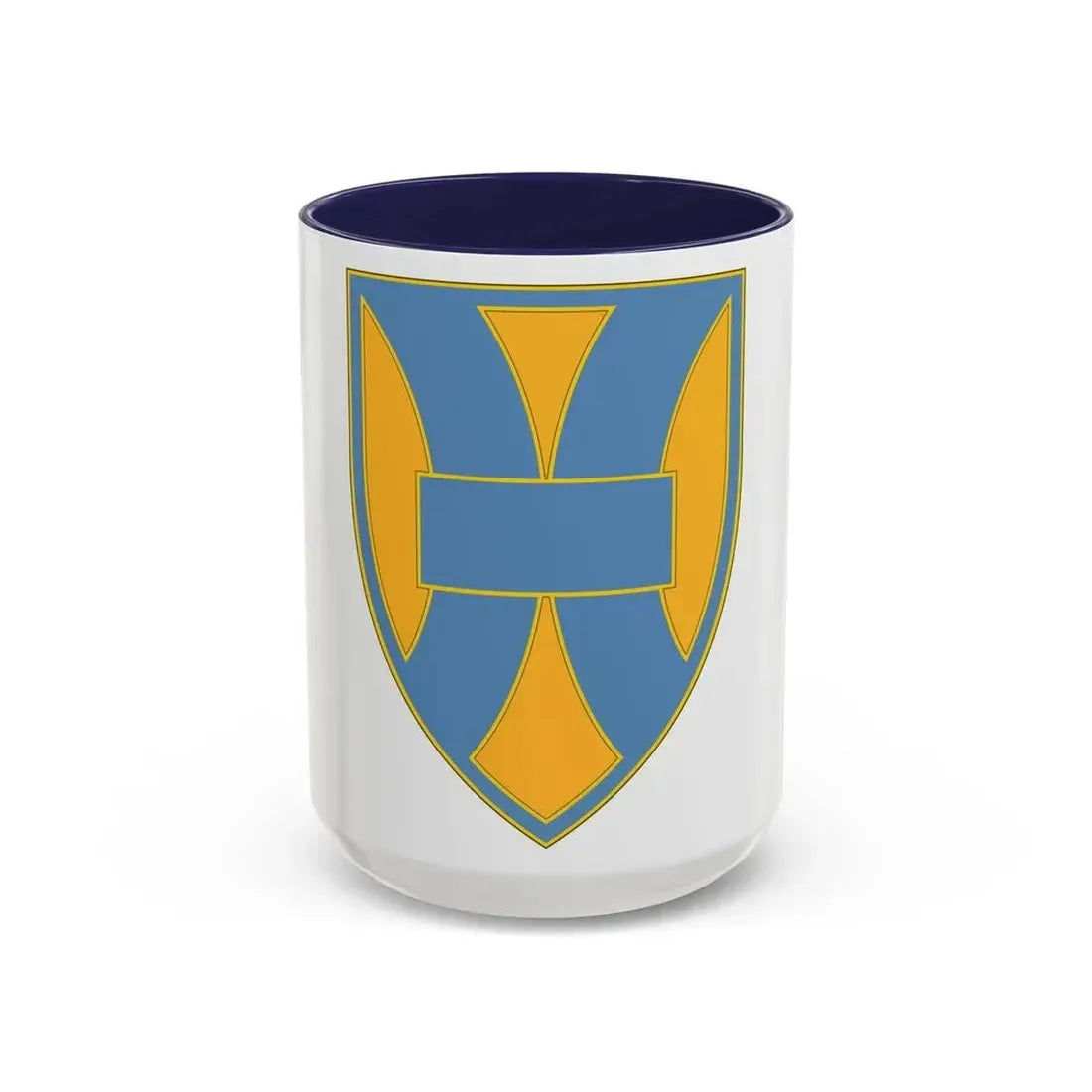 21 Sustainment Command (U.S. Army) Accent Coffee Mug 15oz Navy - Go Mug Yourself