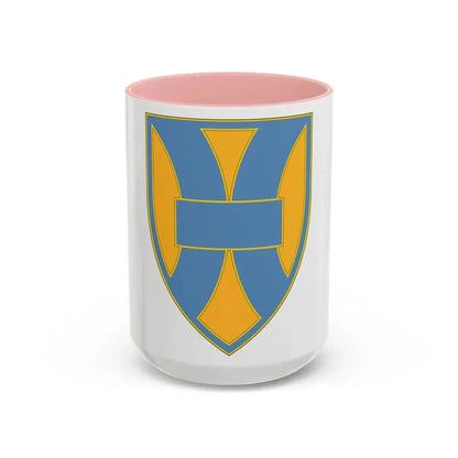21 Sustainment Command (U.S. Army) Accent Coffee Mug 15oz Pink - Go Mug Yourself
