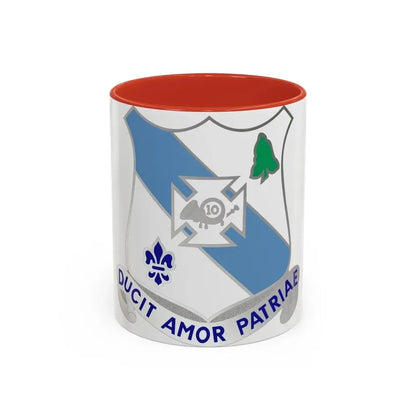 210 Armor Regiment (U.S. Army) Accent Coffee Mug 11oz Red - Go Mug Yourself