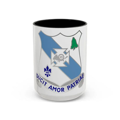 210 Armor Regiment (U.S. Army) Accent Coffee Mug 15oz Black - Go Mug Yourself