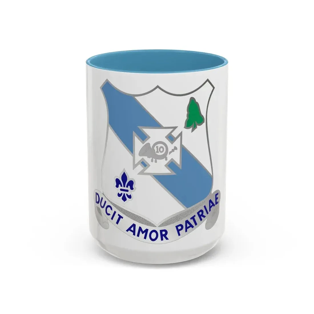 210 Armor Regiment (U.S. Army) Accent Coffee Mug 15oz Light Blue - Go Mug Yourself