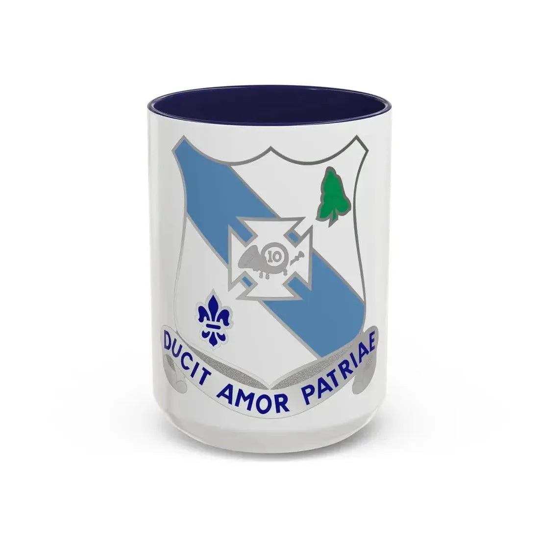 210 Armor Regiment (U.S. Army) Accent Coffee Mug 15oz Navy - Go Mug Yourself