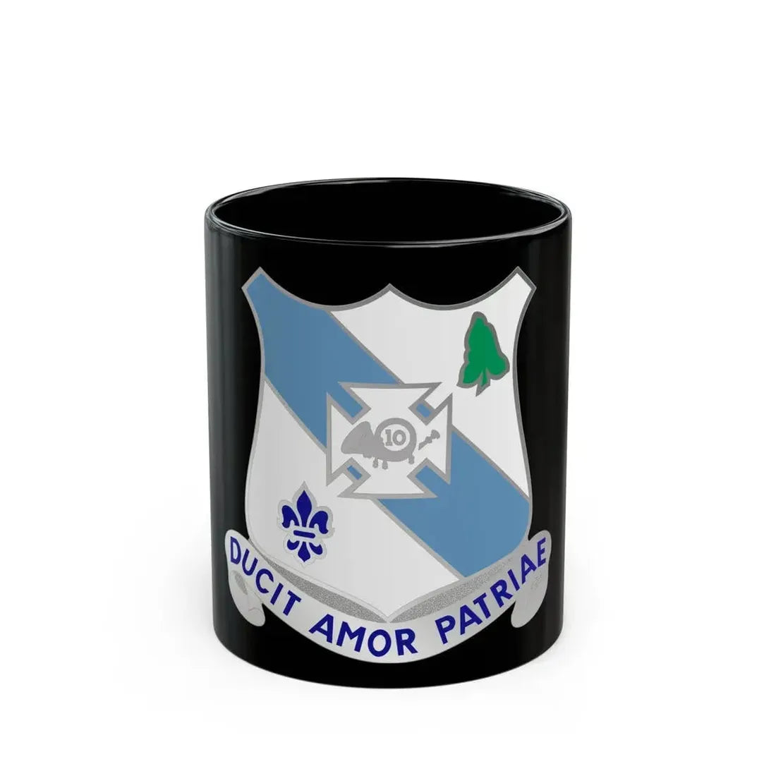 210 Armor Regiment (U.S. Army) Black Coffee Mug 11oz - Go Mug Yourself