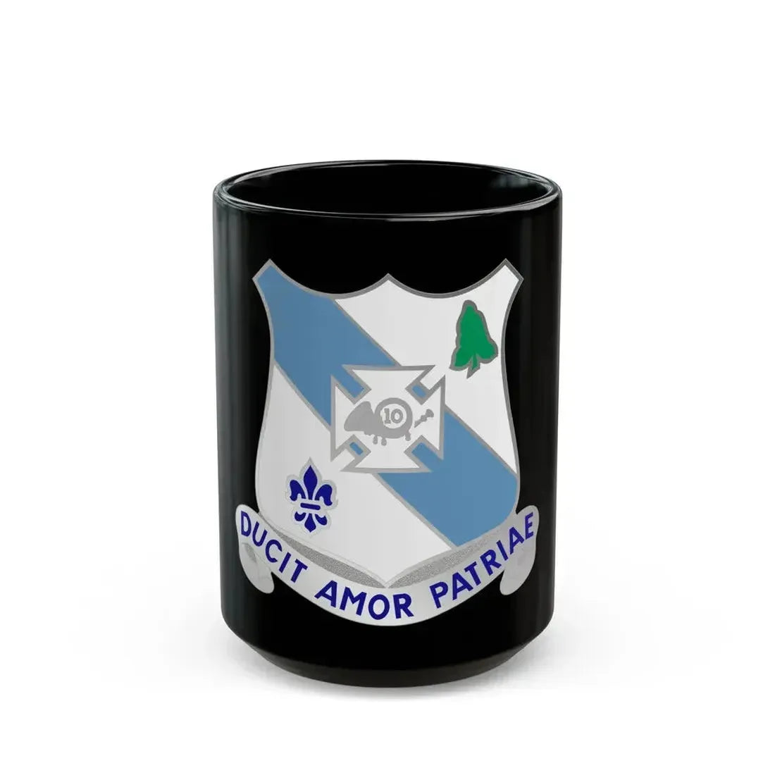 210 Armor Regiment (U.S. Army) Black Coffee Mug 15oz - Go Mug Yourself