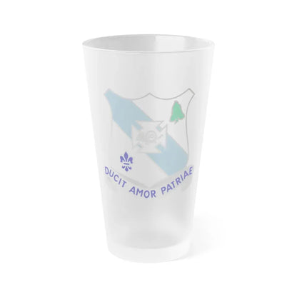 210 Armor Regiment (U.S. Army) Frosted Pint Glass 16oz Default Title - Go Mug Yourself