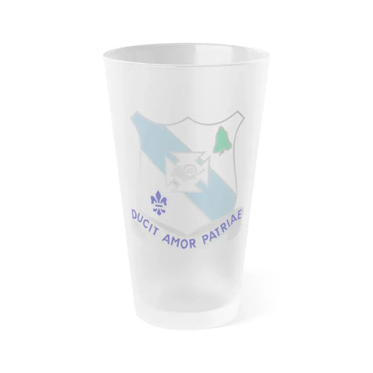 210 Armor Regiment (U.S. Army) Frosted Pint Glass 16oz Default Title - Go Mug Yourself