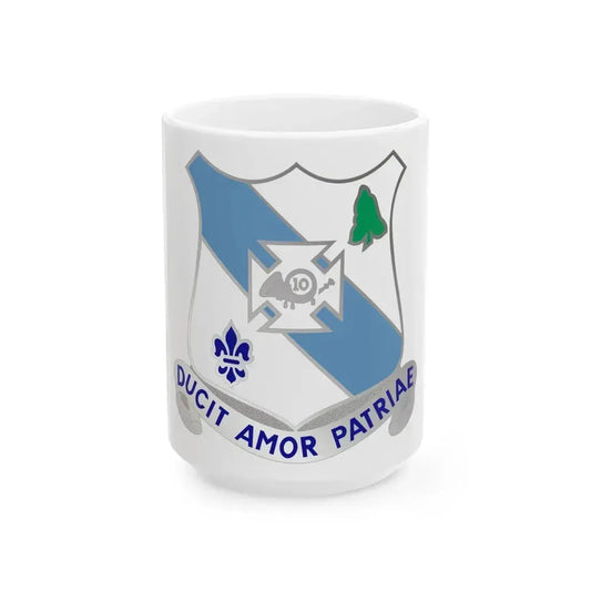 210 Armor Regiment (U.S. Army) White Coffee Mug 15oz - Go Mug Yourself