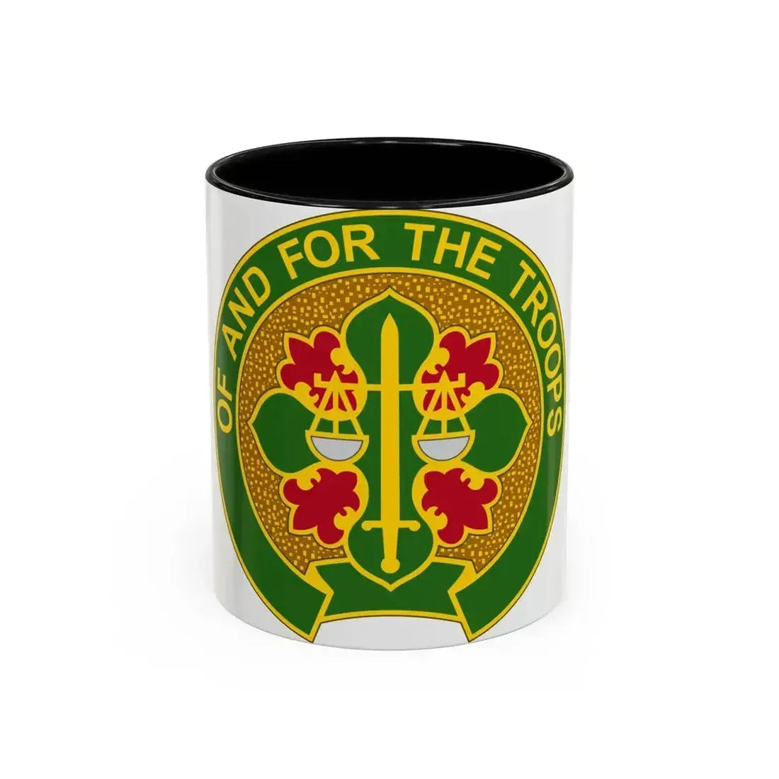 210 Military Police Battalion (U.S. Army) Accent Coffee Mug 11oz Black - Go Mug Yourself