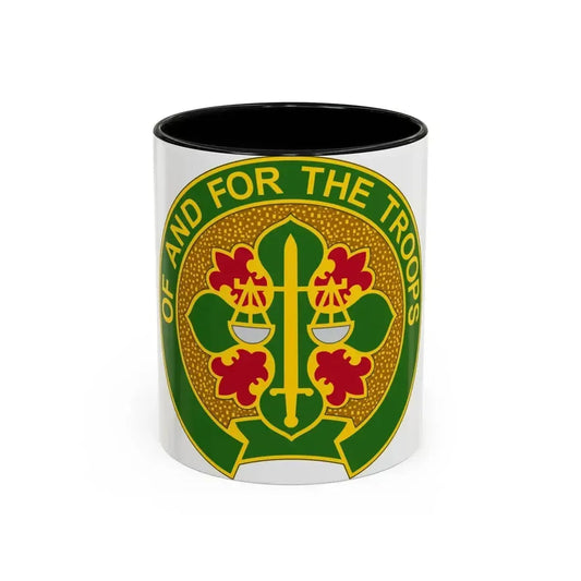 210 Military Police Battalion (U.S. Army) Accent Coffee Mug 11oz Black - Go Mug Yourself