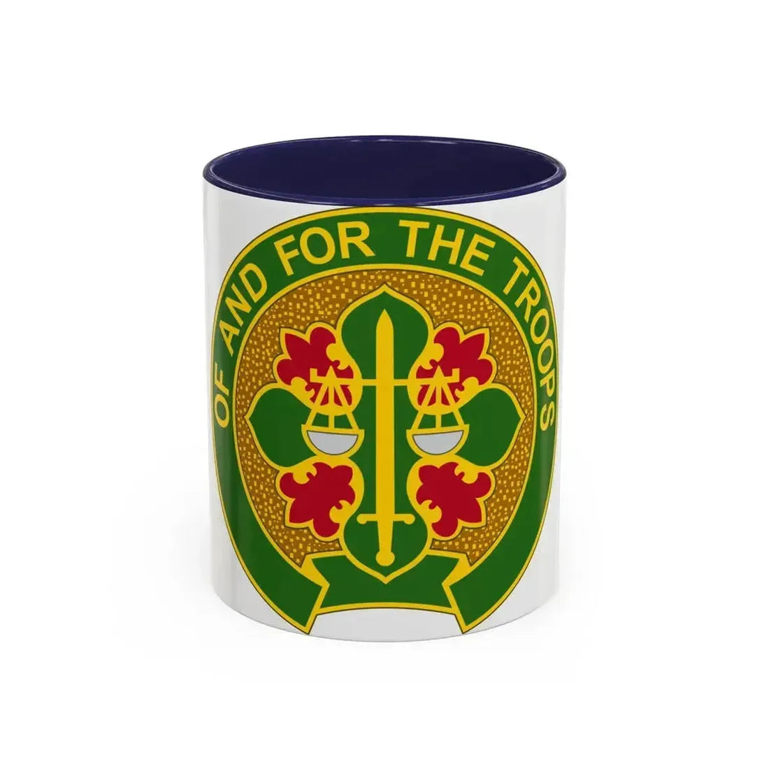 210 Military Police Battalion (U.S. Army) Accent Coffee Mug 11oz Navy - Go Mug Yourself
