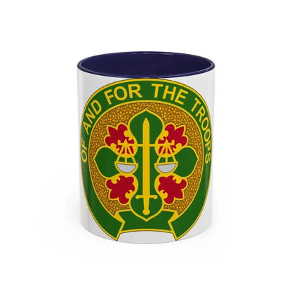 210 Military Police Battalion (U.S. Army) Accent Coffee Mug 11oz Navy - Go Mug Yourself