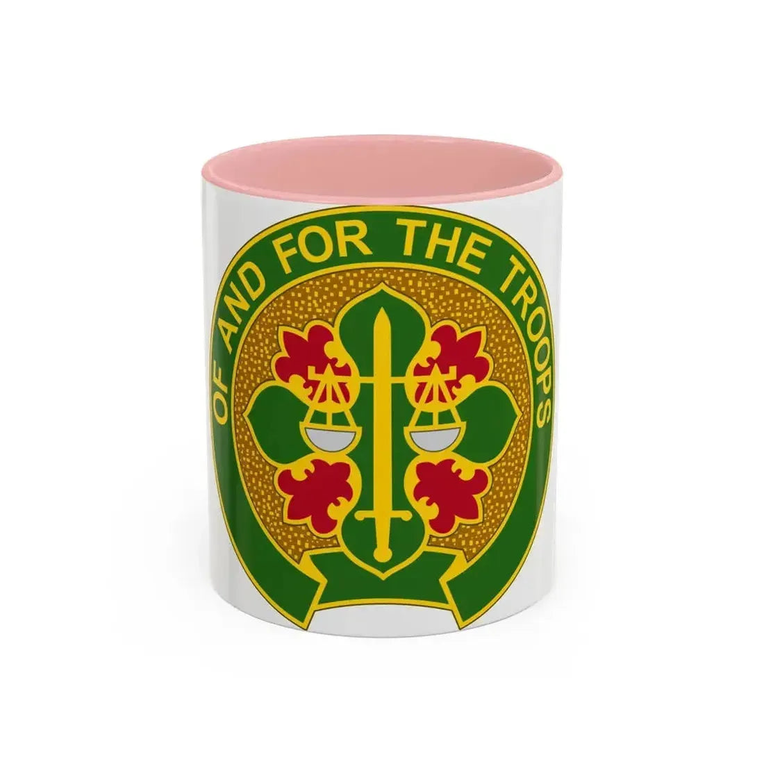 210 Military Police Battalion (U.S. Army) Accent Coffee Mug 11oz Pink - Go Mug Yourself