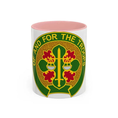 210 Military Police Battalion (U.S. Army) Accent Coffee Mug 11oz Pink - Go Mug Yourself