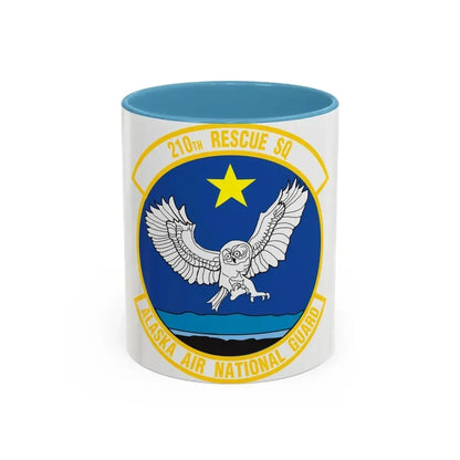 210 Rescue Squadron (U.S. Air Force) Accent Coffee Mug 11oz Light Blue - Go Mug Yourself
