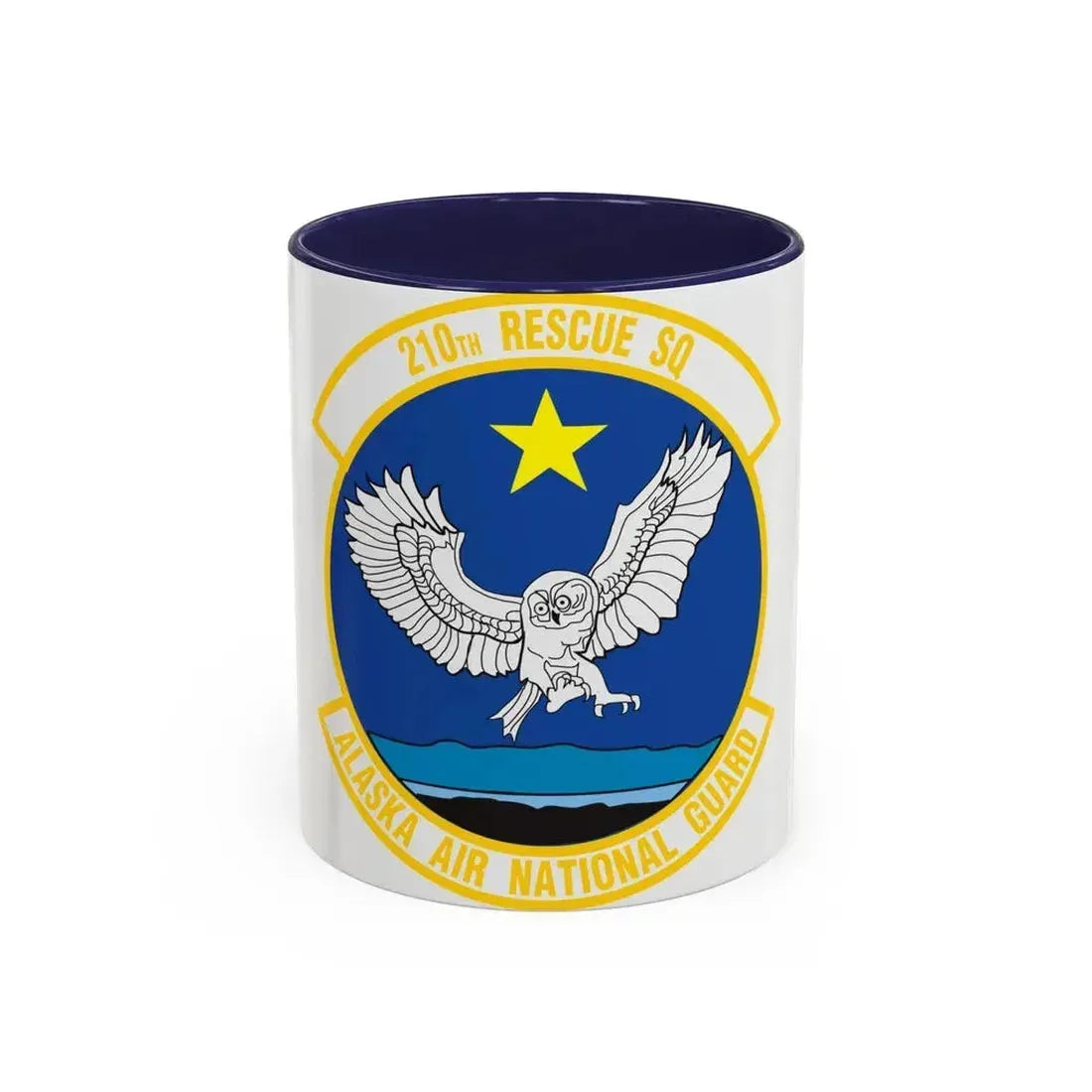 210 Rescue Squadron (U.S. Air Force) Accent Coffee Mug 11oz Navy - Go Mug Yourself
