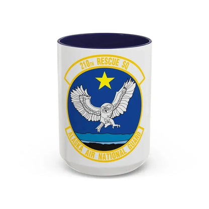 210 Rescue Squadron (U.S. Air Force) Accent Coffee Mug 15oz Navy - Go Mug Yourself
