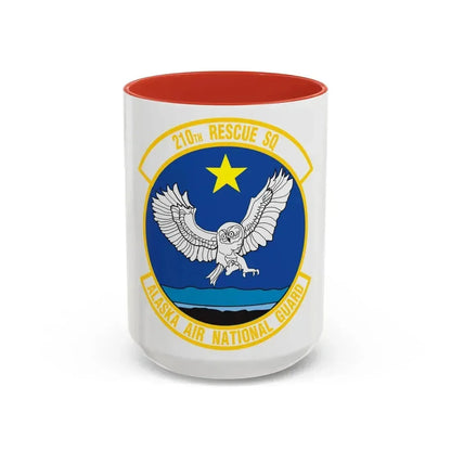 210 Rescue Squadron (U.S. Air Force) Accent Coffee Mug 15oz Red - Go Mug Yourself