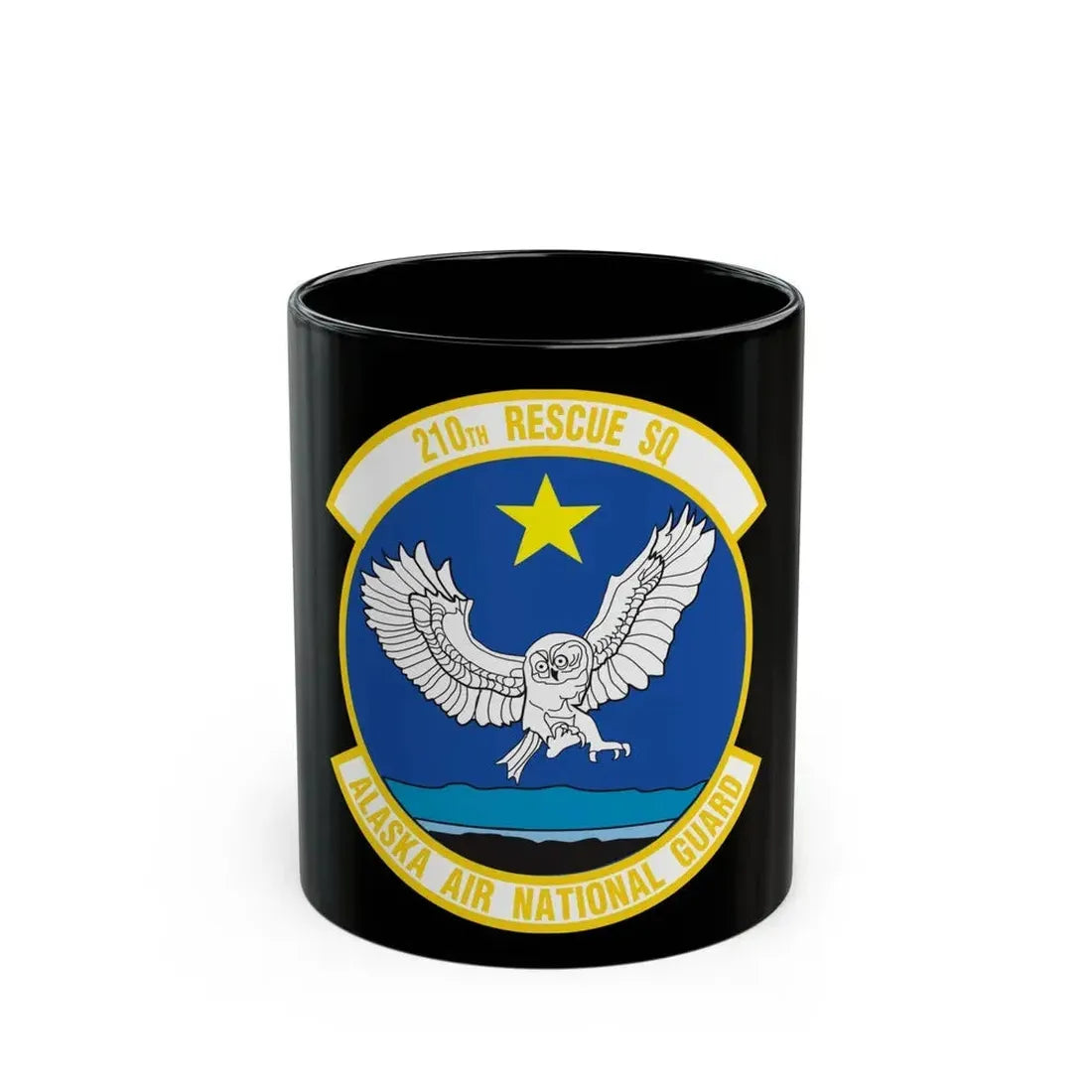 210 Rescue Squadron (U.S. Air Force) Black Coffee Mug 11oz - Go Mug Yourself