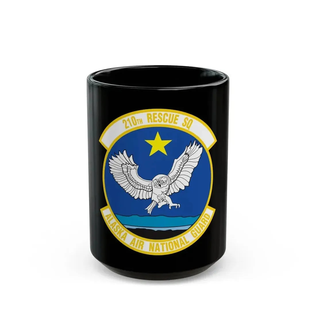 210 Rescue Squadron (U.S. Air Force) Black Coffee Mug 15oz - Go Mug Yourself