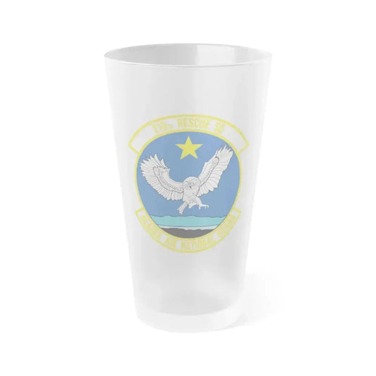 210 Rescue Squadron (U.S. Air Force) Frosted Pint Glass 16oz 16oz Frosted - Go Mug Yourself