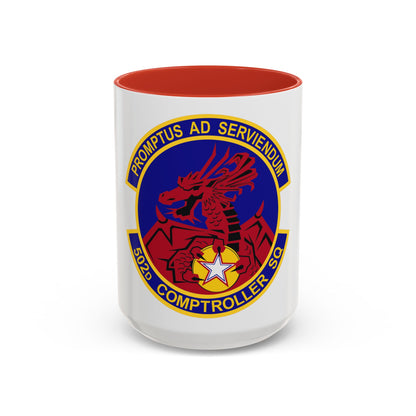 502d Comptroller Squadron (U.S. Air Force) Accent Coffee Mug