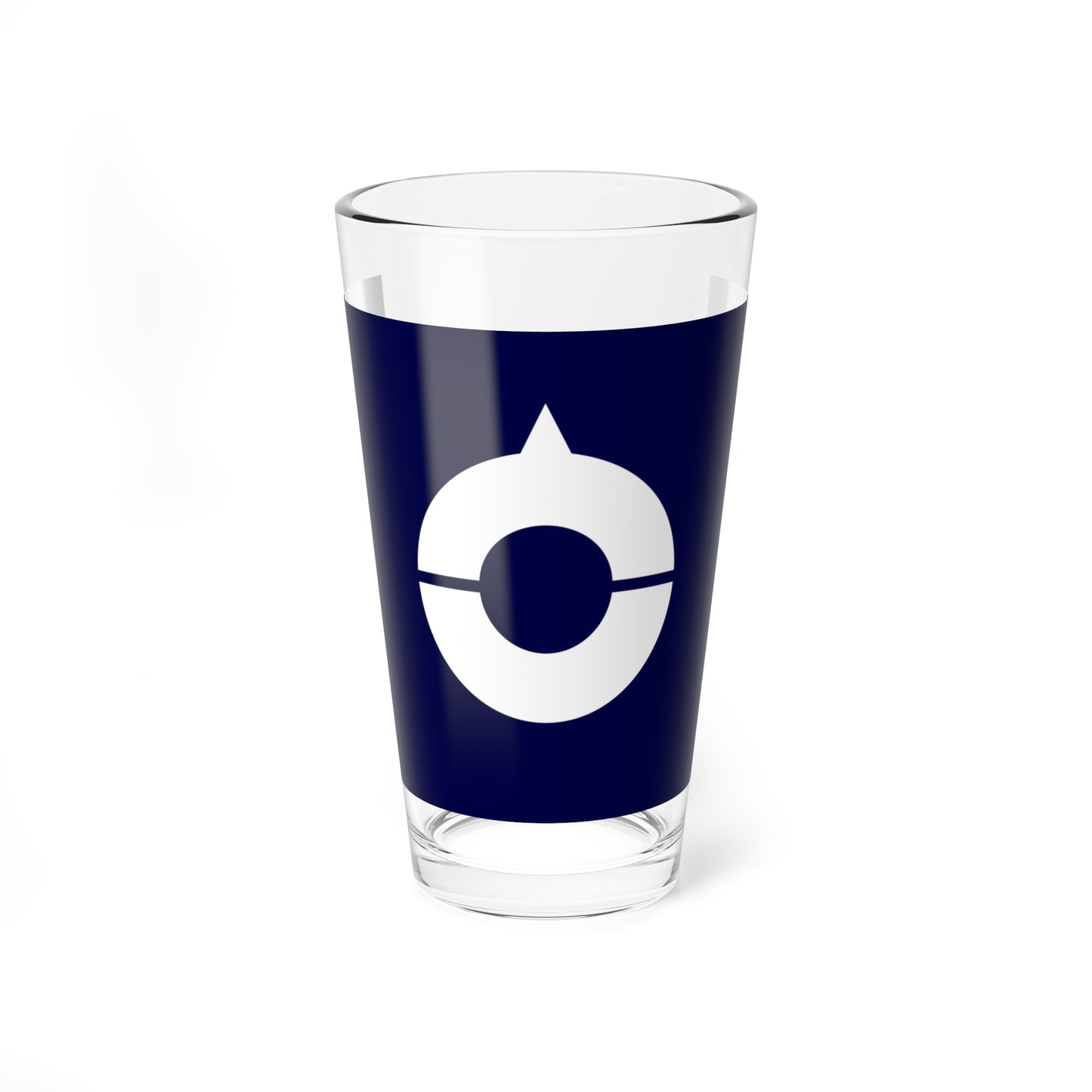 Flag of Hakushu Yamanashi 1962-2004 no text (Japan) Pint Glass 16oz