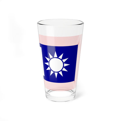 Chinese National Revolutionary Army Regiment Flag 1925 (China) Pint Glass 16oz