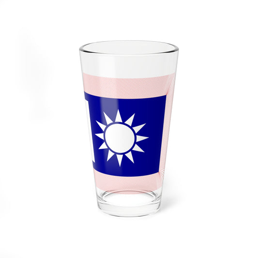 Chinese National Revolutionary Army Regiment Flag 1925 (China) Pint Glass 16oz