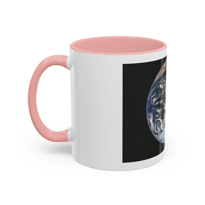Space - Earth from Space (1973) (Map) Accent Coffee Mug